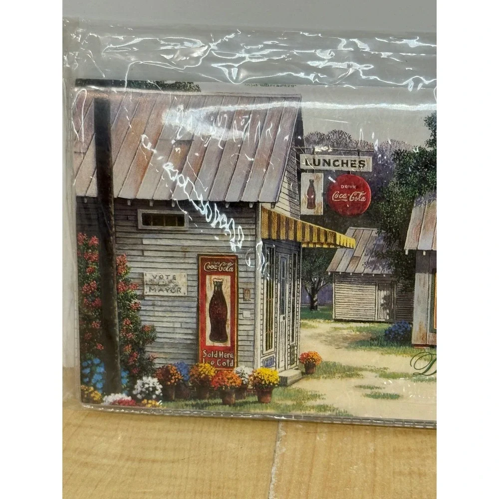 Coca-Cola 1999 Daily Planner Jim Harrison Country Store Art Vintage Pocket Size